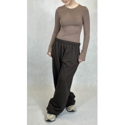 KOBIECY LONGSLEEVE KAKAO