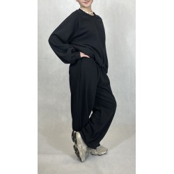 BLACK SCULPT- DRES Z REGULACJĄ FORMY OVERSIZE