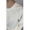 BLUZA REGLAN- SWEATSHIRT CASUAL CHIC ECRU