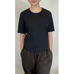 T-SHIRT SEMI- FITTED BLACK