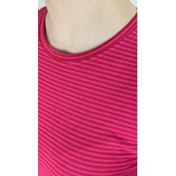 BLUZKA STRIPE WIBES- CZERWIEŃ I RÓŻ